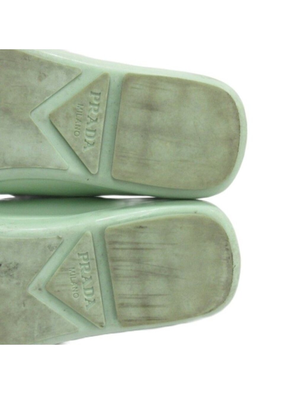 Prada Enamel Loafer Light Green 6.5 - Picture 6 of 8